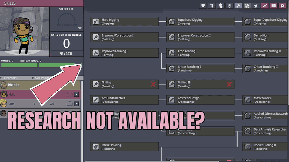 Duplicant Skill Manager